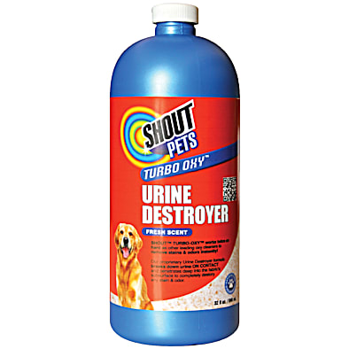 Shout for pets 2025 turbo oxy urine destroyer