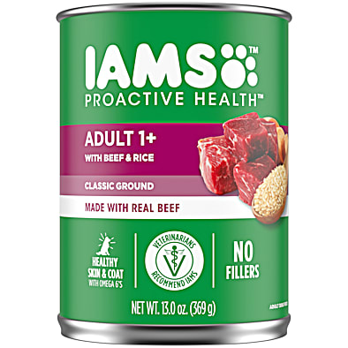 Iams proactive health adult with lamb & rice pate canned dog food online