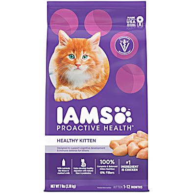 Proactive Health Kitten Chicken Dry Cat Food 7 lbs by IAMS at