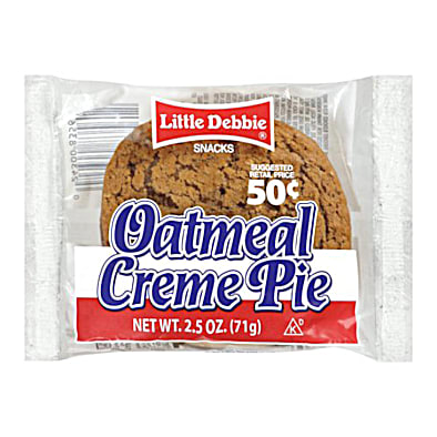 Little Debbie Oatmeal Creme Pie - 2.5 Oz. by Little Debbie at ...
