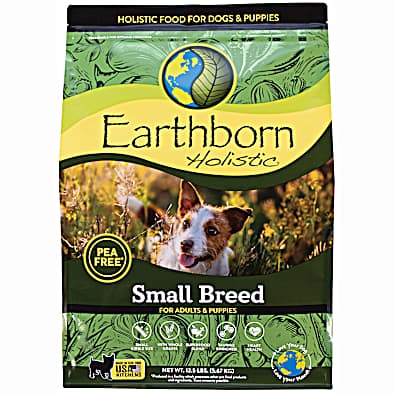 Earthborn Holistic Small Breed Pea Free Puppy Adult Dry Dog Food