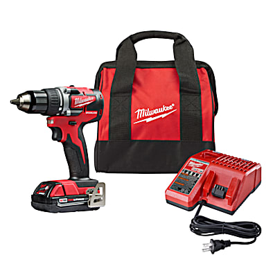 M18 1 2 in 18V Compact Brushless Drill Driver Kit W Battery by