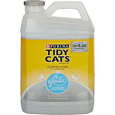 Tidy cats glade tough odor solutions clumping cat hot sale litter