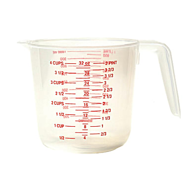 Norpro 4-cup Capacity Plastic Measuring Cup (4 Pack) : Target