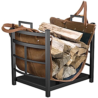 Fireplace sales log bin