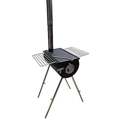 Caribou Camp Outfitter Black Steel Camp Stove by United States Stove  Company at Fleet Farm