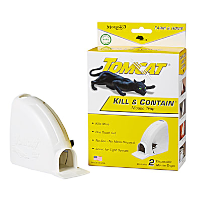 TOMCAT Kill & Contain Mechanical Mouse Traps (2-Pack) - Farm & Home Hardware