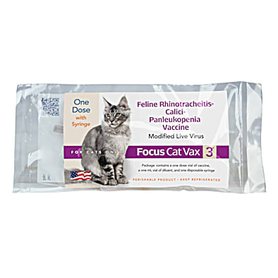 Feline 3 way vaccine on sale