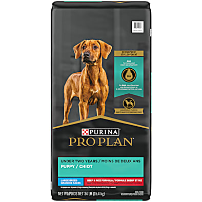 Purina Pro Plan Development Puppy Large Breed Beef Rice Dry Dog