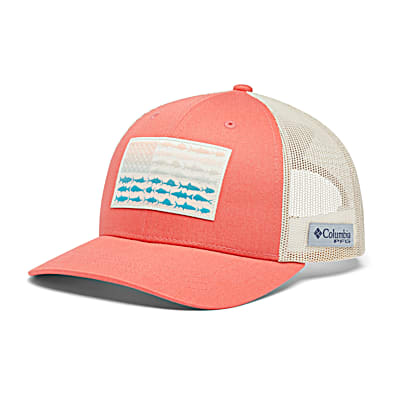 Columbia PFG Ladies Fishing Hat Pastel Flag L/XL Semi Fitted