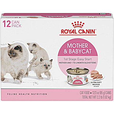 Mother Babycat Ultra Soft Mousse in Sauce Wet Cat Food Multipack