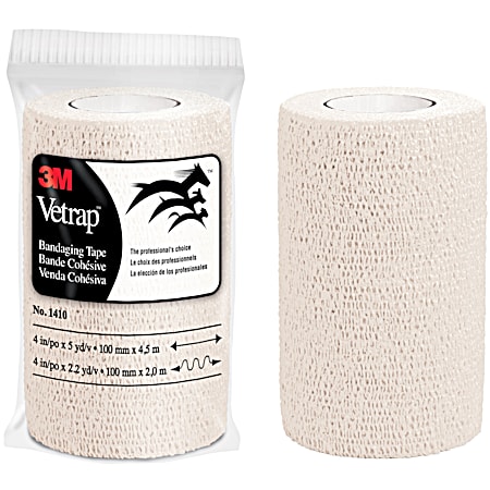 3M Vetrap Bandaging Tape - 4 In. x 5 Yd.