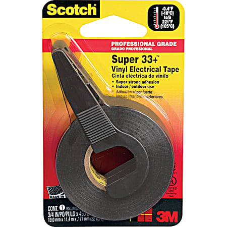 Scotch Super 33+ Electrical Tape with Dispenser
