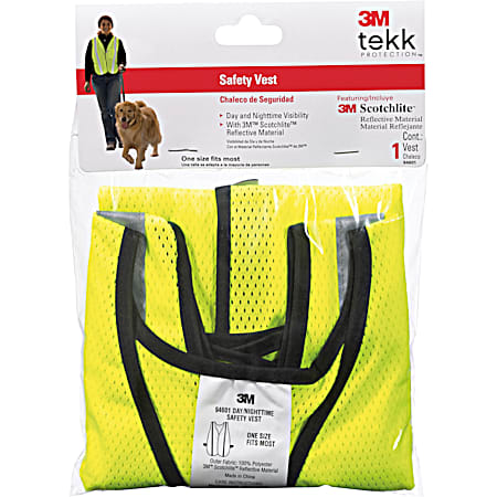 3M Tekk Protection Hi Viz Reflective Day/Night Safety Vest