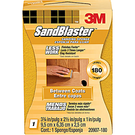 3M SandBlaster 180-Grit Sanding Sponge