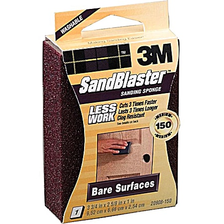 3M SandBlaster 150-Grit Sanding Sponge
