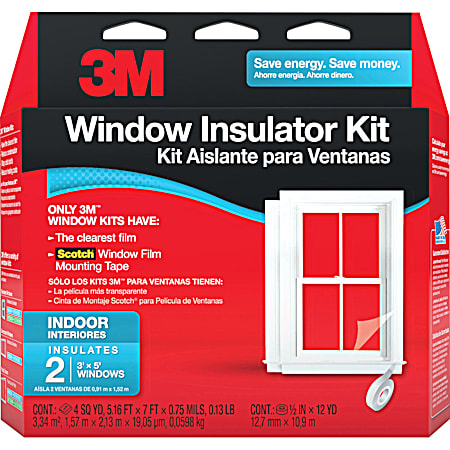 Indoor 2-Window Insulator Kit