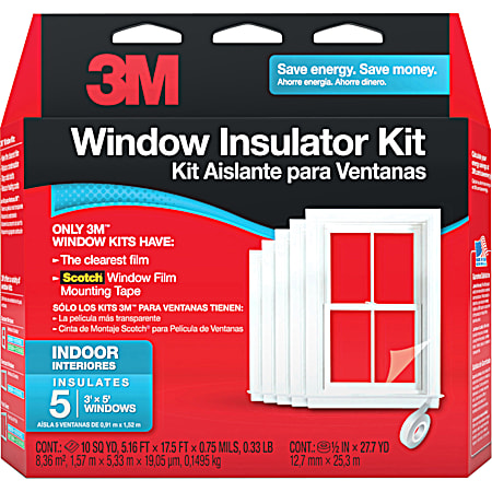 Indoor 5-Window Insulator Kit
