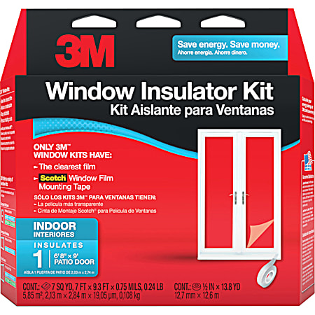 Indoor Patio Door Insulator Kit