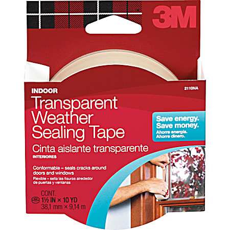 Interior Transparent Weather Sealing Tape