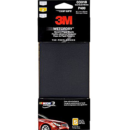 3M Wetordry Automotive Sandpaper - 400 Grit