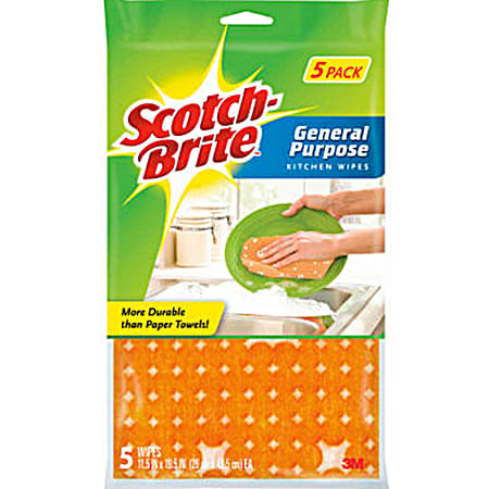 Scotch-Brite General Purpose Kitchen Wipes - 5 Pk.