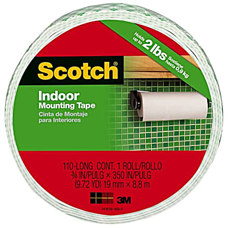 Scotch Indoor Mounting Tape 3/4 In. x 350 In.