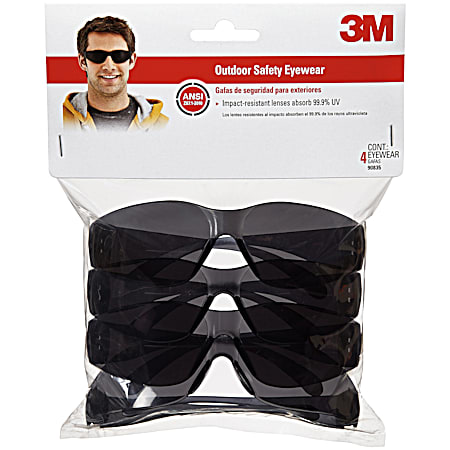 3M 4 Pk. Basic Outdoor Safety Eyewear