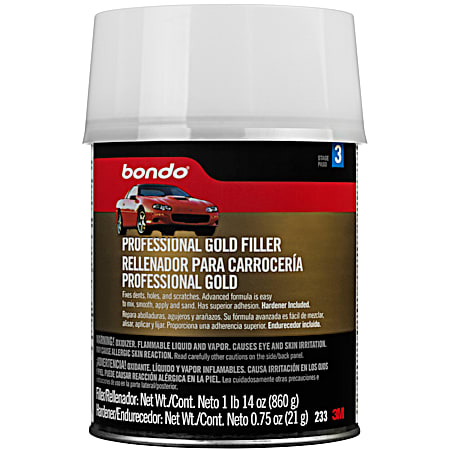 1 qt Pro Gold Body Filler