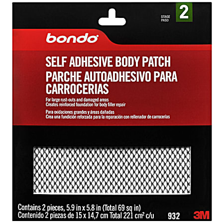 Bondo Self Adhesive Body Patch