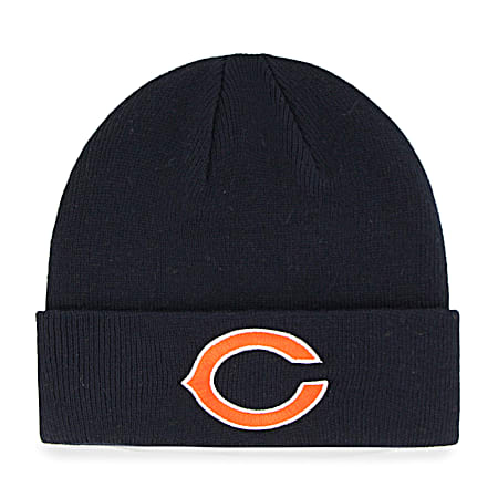 Adult Chicago Bears Mass Cuff Knit Navy NFL Hat