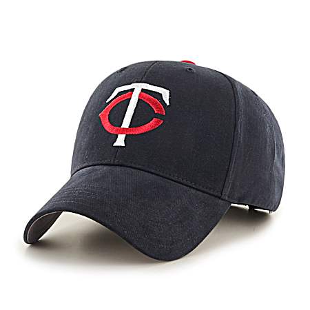 Adult Minnesota Twins Navy Mass Basic MLB Cap
