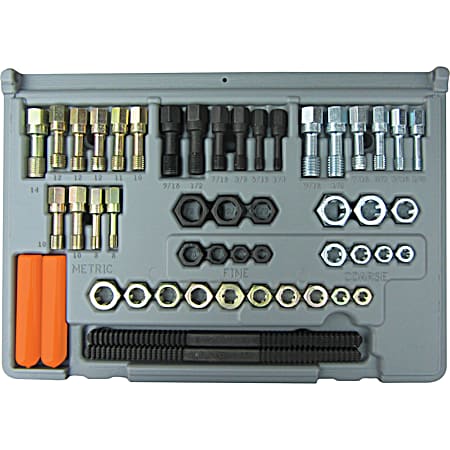 Lang SAE & Metric Rethreading Kit - 48 Pc