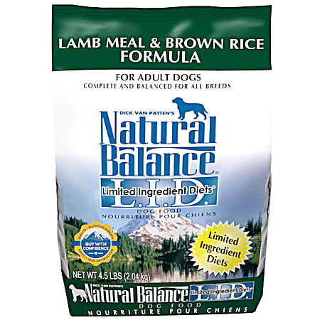 L.I.D. Limited Ingredient Diets Lamb Meal & Brown Rice Formula Dry Dog Food