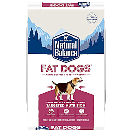 Fat Dogs Chicken & Salmon Low Calorie Dry Dog Food