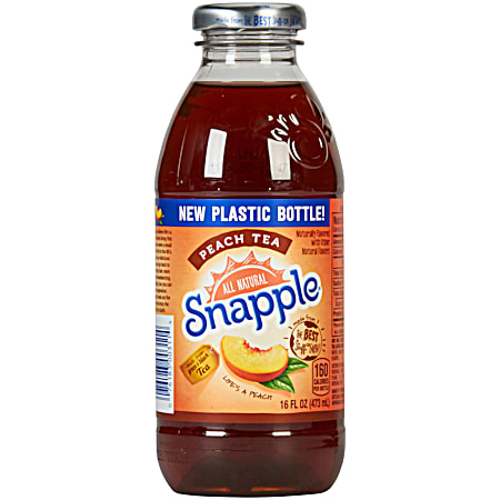Snapple 16 oz Peach Tea