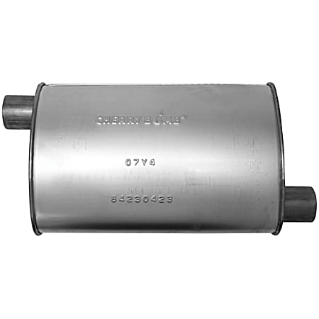 Cherry Bomb Turbo Muffler 2 In. ID x 2 In. ID Offset/Offset