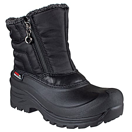 Ladies' Evalina Black Short Winter Boots
