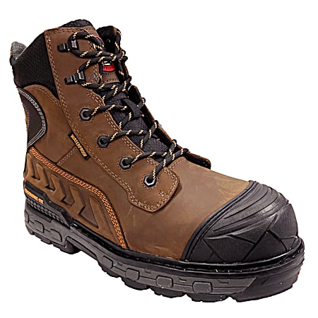 Men's Brown Frank 8 in Comp Toe Boots
