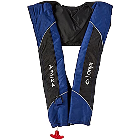 ONYX A/M Blue Automatic/Manual Inflatable Life Jacket