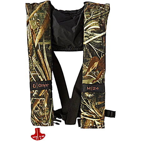M-24 Realtree Max-5 Camouflage Manual Inflatable Life Jacket