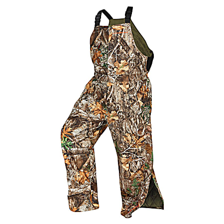 Adult Classic Elite Realtree Edge Heavyweight Polyester Micro-Suede Bibs