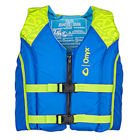 Youth All Adventure Green Life Jacket