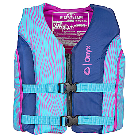 Youth All Adventure Blue Life Jacket