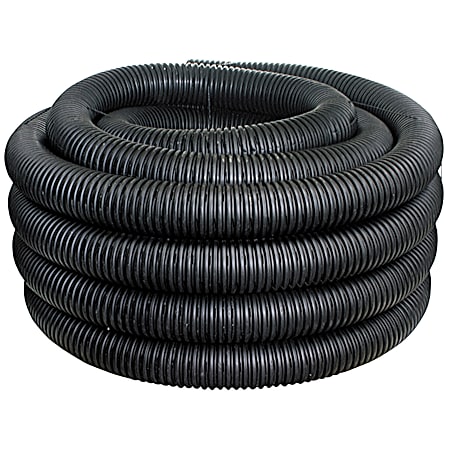 Non-Perforated Drain Pipe - 3 In. x 100 Ft.