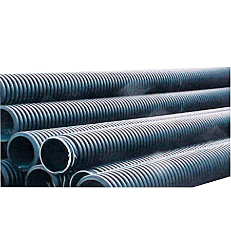 20 ft Heavy-Duty Single Wall Plastic Pipe