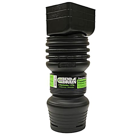 Bend-A-Drain Expandable Downspout Adapter