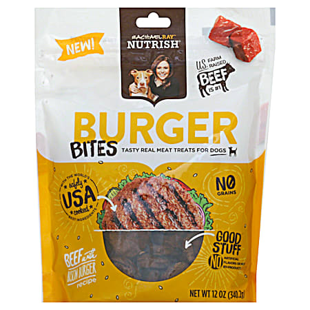 Rachael Ray Nutrish Beef w/ Bison Burger Recipe Dog Treats