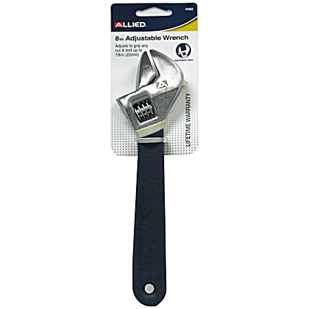 Allied 8 in Chrome-Plated Adjustable Wrench