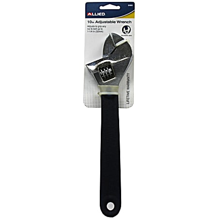 Allied 10 in Chrome-Plated Adjustable Wrench